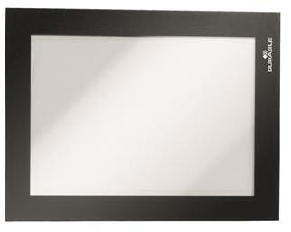 DURABLE Duraframe, selbstklebend, A6, schwarz - Packung à 2 Stück - Rahmen - Hauptbild