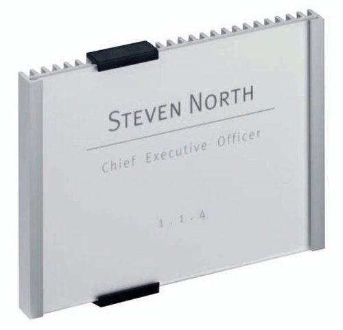 DURABLE INFO SIGN information label, silver - Small Frame - Main image