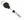 Strong Namensschildhalter, schwarz