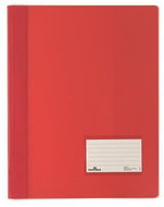 DURABLE A4+ with binder, translucent, red - Document Folder