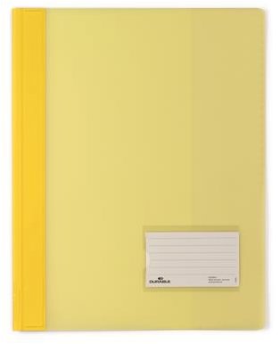 DURABLE A4+ with binder, translucent, yellow - Document Folder - Main image