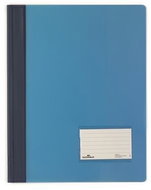 DURABLE A4+ with binder, translucent, blue - Document Folder