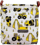 Dream Creations Square toy basket excavator 33 × 33 cm - Storage Box