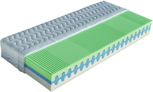 Olympia wood bed 200 × 200 cm Aloe Vera - Mattress - Main image