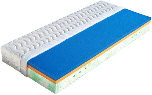 Riviera wood bed 180 × 200 cm Aloe Vera - Mattress - Main image