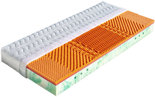 Wooden bed Lefkada 140 × 200 cm Aloe Vera - Mattress - Main image