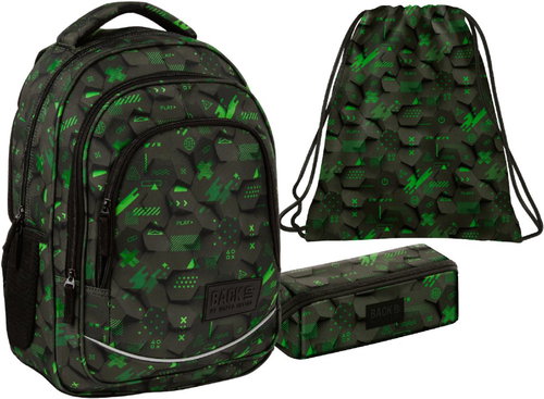 Derform BackUP Datastream 3-in-1 School Set – Backpack, Pencil Case and Drawstring Bag - School Set - Main image