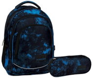 Derform Zvýhodněný školní set BackUP Ocean Deep 2v1 – batoh a penál - School Set