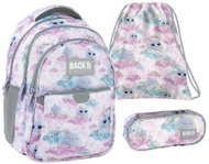 Derform Zvýhodněný školní set BackUP Dreamy 3v1 – batoh, penál a vak - School Set