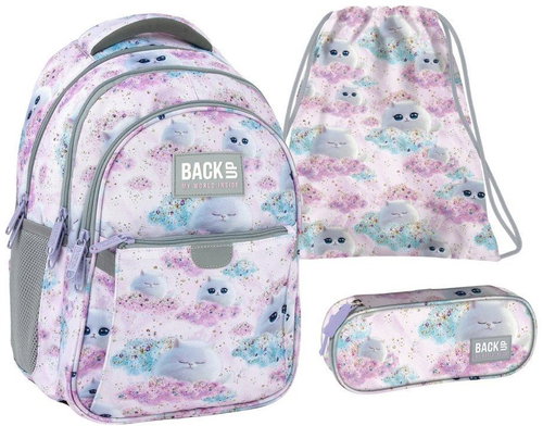 Derform BackUP Dreamy 3-in-1 School Set – Backpack, Pencil Case and Drawstring Bag - School Set - Main image