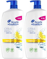 HEAD & SHOULDERS Citrus Fresh 2 × 800 ml - Šampon