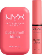 NYX PROFESSIONAL MAKEUP Buttermelt Blush 04 U Know Butta + Butter Gloss 05 Creme Brulee 8 ml - Cosmetic Gift Set