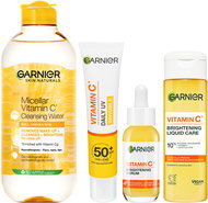 GARNIER Vitamin C essence 120 ml + Cleansing Water 400 ml + Serum 30 ml + UV fluid SPF 50+ 40 ml - Cosmetic Gift Set