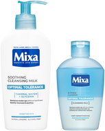 MIXA Optimal Tolerance Bi-Phase Cleanser 125 ml + MIXA Optimal Tolerance Cleansing 200 ml - Cosmetic Gift Set