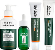 L'Oréal Paris Men Derma Control 260 ml + Anti-Blemish 30 ml + SPF30 40 ml + Pimple Paste 45 ml - Dárková kosmetická sada