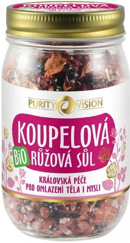 Purity Vision Růžová koupelová sůl 400 g - Sůl do koupele - Hlavní obrázek
