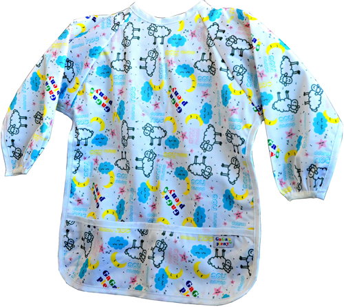 GaGa's bib with sleeves Sheep - Bib - Main image