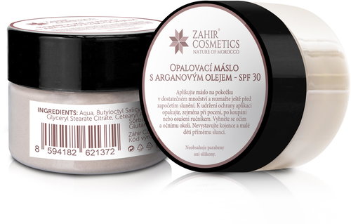 Záhir Opalovací máslo s arganovým olejem SPF30 25 ml - Sunscreen Butter - Main image