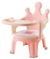 Bavytoy Dětská jídelní židlička růžová - Jídelní židlička