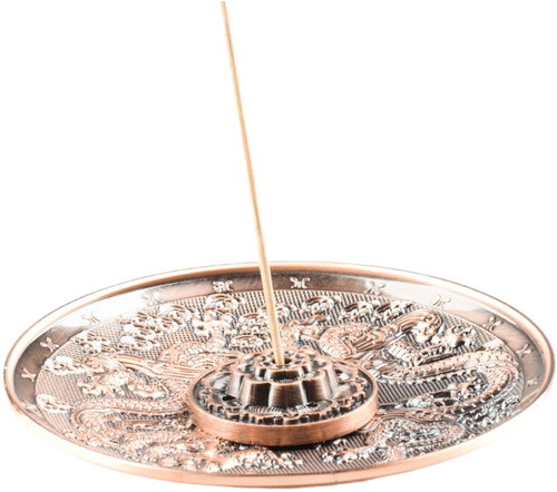 Feng Shui Harmony Stojan s talířem na vonné tyčinky, drak - Incense Holder - Main image