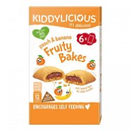 Kiddylicious Koláčiky broskyňovo-banánové 6× 22 g - Sušienky pre deti
