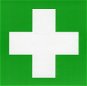 Zdravotnický kříž na lékárničku 8 × 8 cm - samolepka - Samolepka