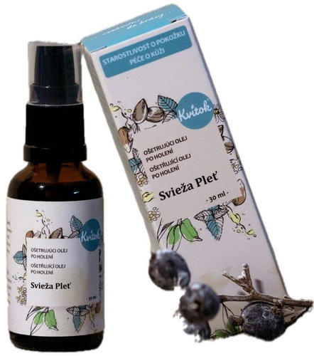 Kvitok Ošetřující olej po holení Svěží pleť 30 ml - Face Oil - Main image