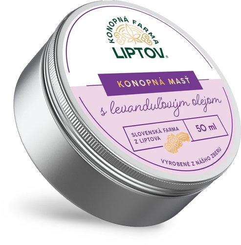Konopná farma Liptov Konopná mast Premium levandulová 50 ml - Body Cream - Main image