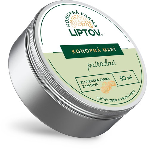Konopná farma Liptov Konopná mast Premium přírodní 50 ml - Body Cream - Main image