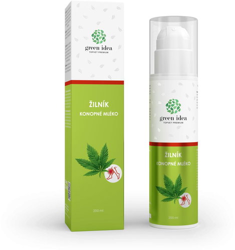 GREEN IDEA Žilník - konopné mléko 200 ml - Foot Cream - Main image
