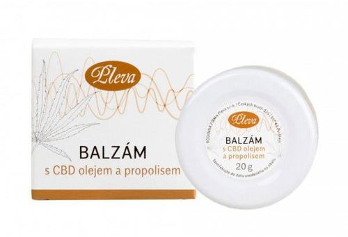 Pleva Balzám se CBD olejem a propolisem 20 g - Emulze - Hlavní obrázek