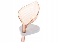 Verk Soap dish in leaf shape orange - 11 × 12 × 9 cm - Soap Dispenser