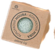Renovality Konjaková houba zelený čaj - Houba na mytí