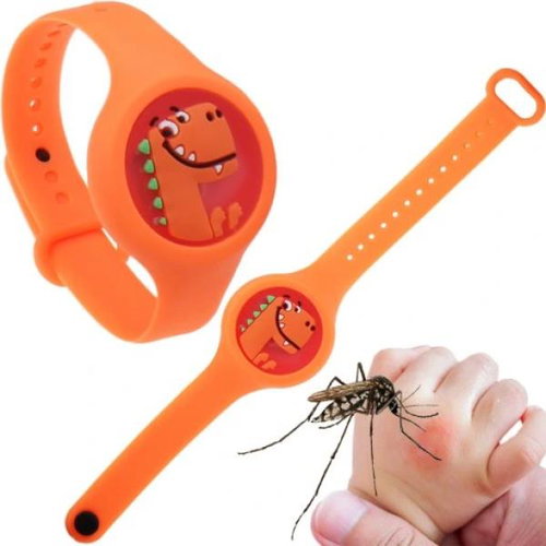 MDS LED Náramek proti komárům pro děti - Dino hodinky - Mosquito Repellent Bracelet - Main image