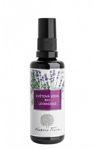 Nobilis Tilia Květová voda BIO Levandule 50 ml, fialové sklo - Face Lotion - Main image