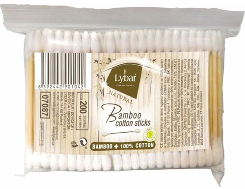 CZECHOBAL Lybar vatové tyčinky 200 ks - Cotton Swabs  - Main image