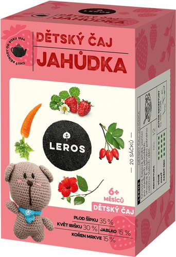 Leros Children's tea Strawberry funnel bags 20×2 g - Tea - Main image