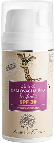 Nobilis Tilia Dětské opalovací mléko Josefínka SPF 30 100 ml - Sun Lotion - Main image