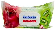 Wet Wipes Freshmaker vlhčené ubrousky s klipem mix ovoce 100 ks - Vlhčené ubrousky