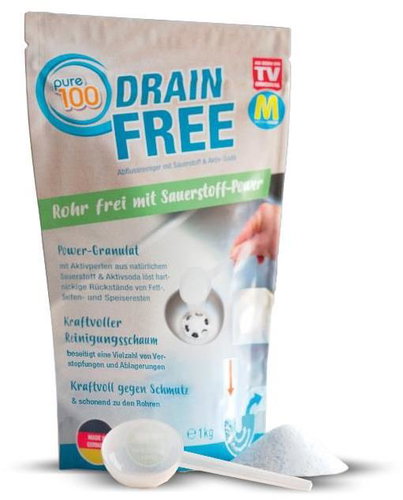Mediashop Pure100 Drain Free - Drain Cleaner - Main image