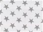 PREM INTERNACIONAL Plena / osuška 90 × 100, hvězdy, šedé - Látkové pleny