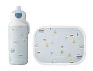 LITTLE DUTCH Snack set bottle 400 ml + box navy bay - Children's Dining Set
