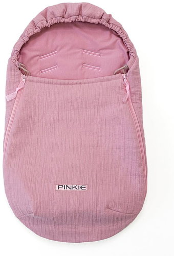 Pinkie Fusak Pink muslin BIO 0 -12 months - Stroller accessories - Main image