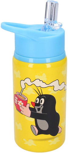 Wiky Stainless steel bottle Mole 500 ml blue - Children's Water Bottle - Main image
