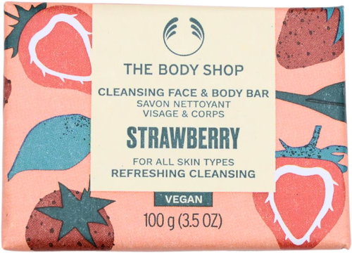 The Body Shop Tělové a pleťové mýdlo jahoda 100 g - Bar Soap - Main image