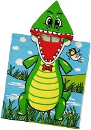 Excellent Dětské pončo 60 × 120 cm - Krokodýl - Children's Bath Towel