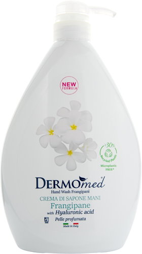 DERMOMED Sapone frangipane mýdlo na ruce plumérie 1 l - Liquid Soap - Main image