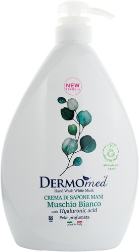 DERMOMED Sapone muschio bianco mýdlo na ruce, bílé pižmo, 1 l - Liquid Soap - Main image