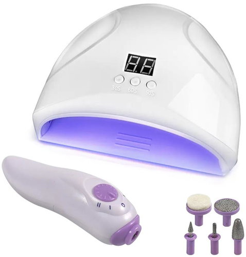 Verk Nail modelling kit - LED lamp with grinder - UV Nail Lamp - Main image