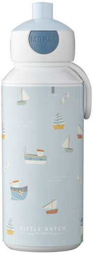 Little Dutch Drinking Bottle 400 ml Navy Bay - Children's Water Bottle - Main image